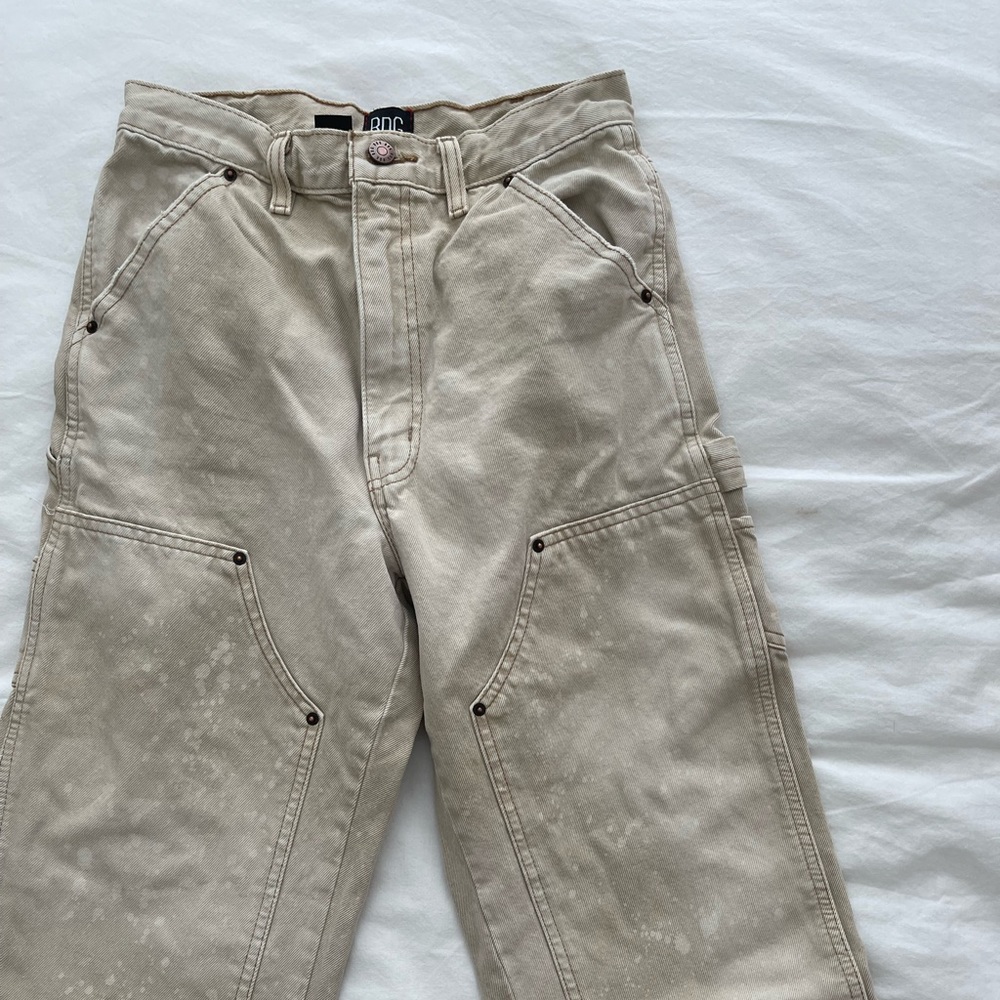 BDG Urban Outfitters Cream Carpenter Pants